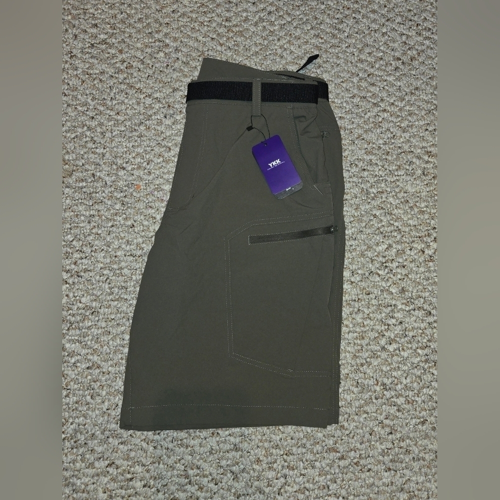 NWT Men's Cargo Hiking Shorts Water Resistant Quick Dry Lightweight Breathable